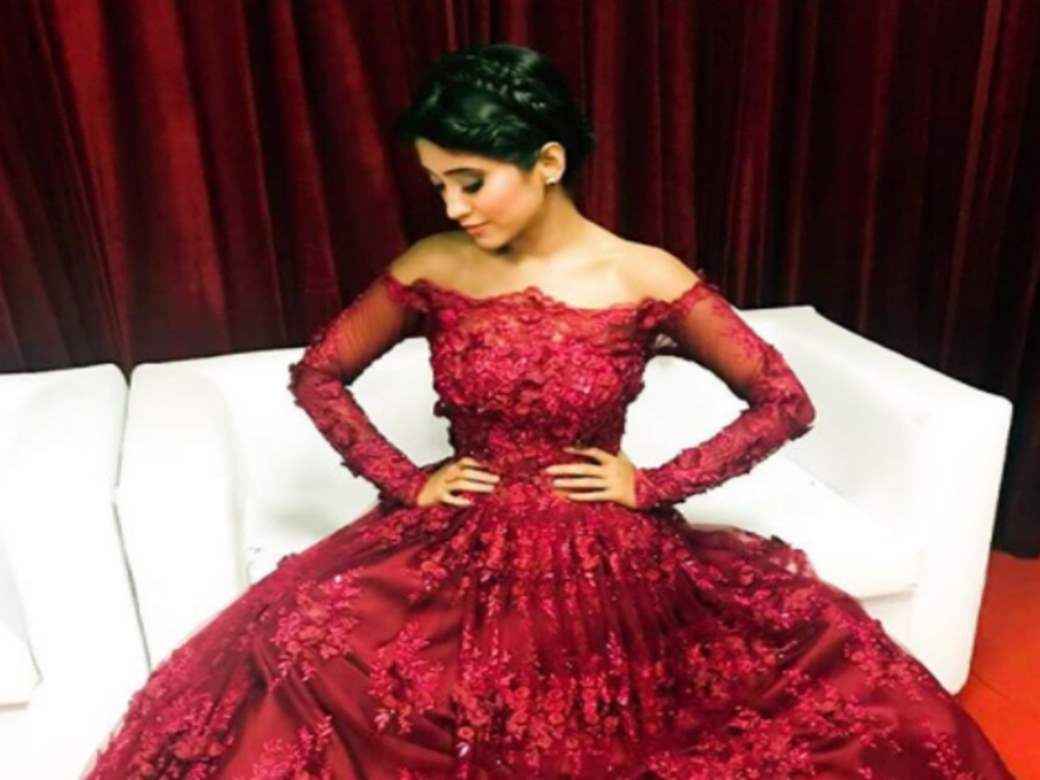 Shivangi Joshi - The Hot Pink Punch Dress – thenewbold.in