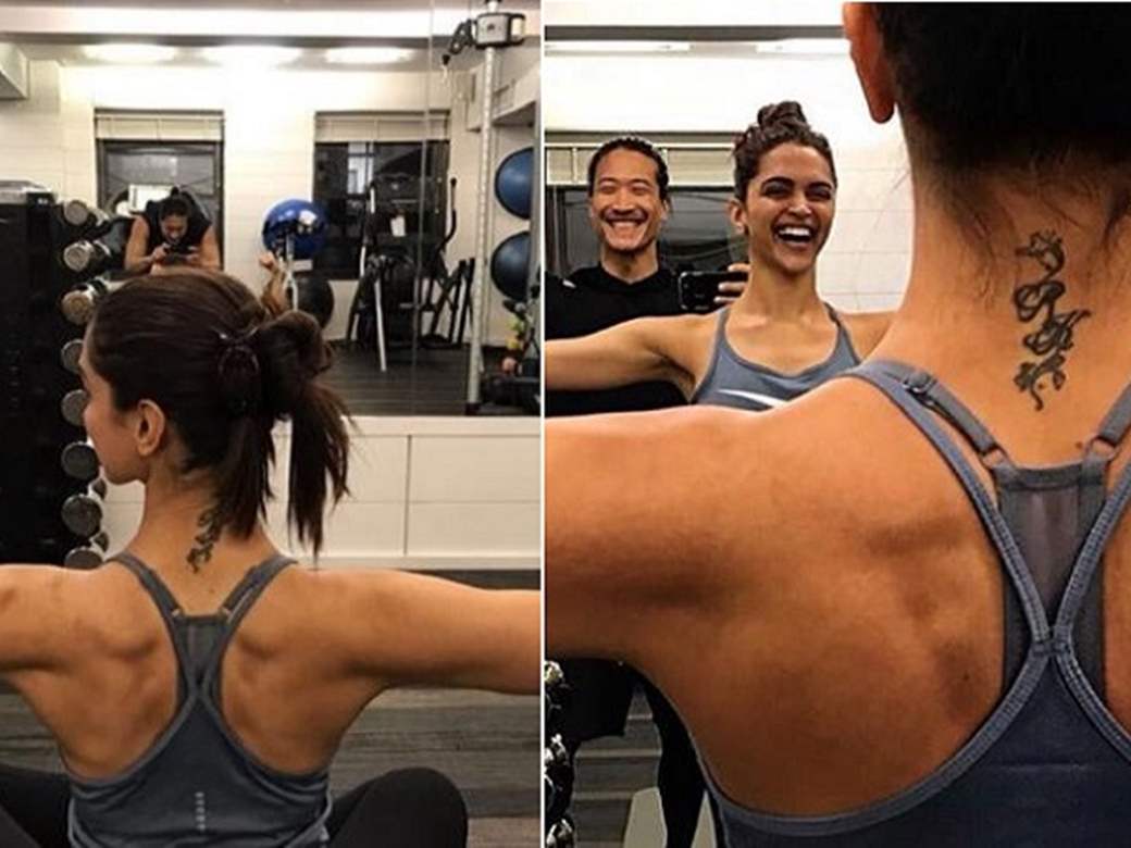 Deepika Padukone Changing Her 'RK' Tattoo To 'RS' Or Is She Flaunting It? -  YouTube