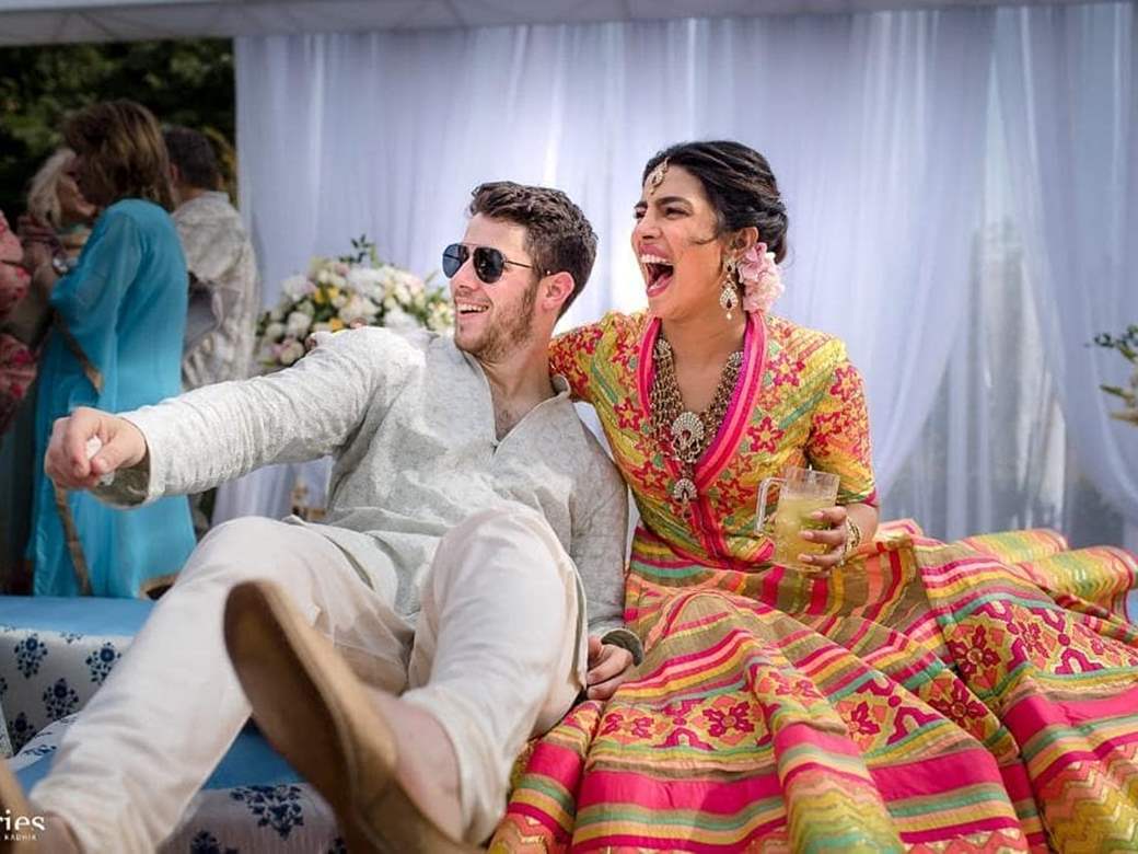 Deepika and Ranveer at Priyanka Chopra – Nick Jonas wedding reception |  Fashionworldhub