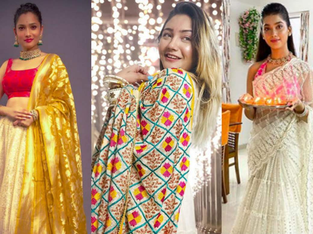 Top 15 saree styles worn by Ankita Lokhande