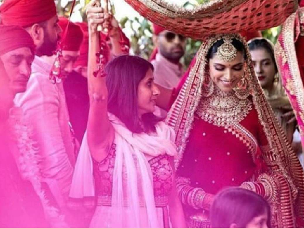 Deepika padukone 2024 bridal dress