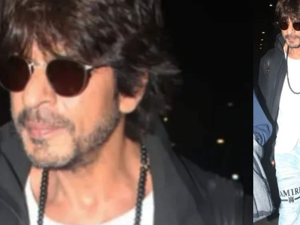 Shah Rukh Khan's pic flaunting man bun, beard from Pathaan sets goes VIRAL.  See here - India Today