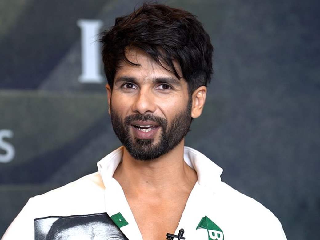 MUMBAI, INDIA JULY 30: Shahid Kapoor during the wrap-up party of his  upcoming film Phata