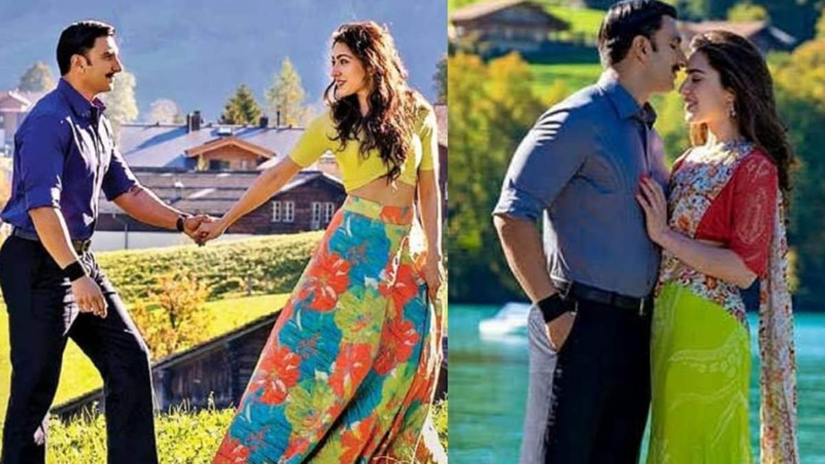 Check Out Leaked Stills From Simmba Song Tere Bin Ft. Ranveer And Sara ...