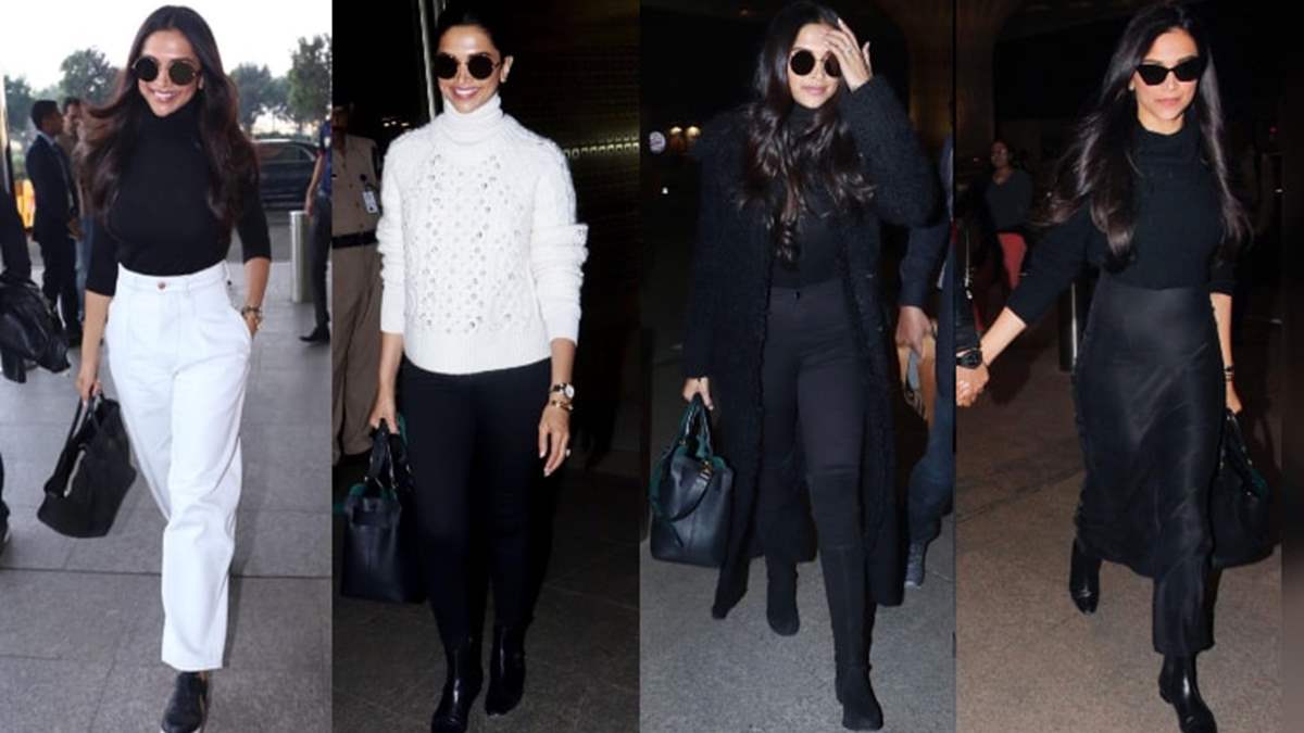 Deepika Padukone's all-black airport look demands attention