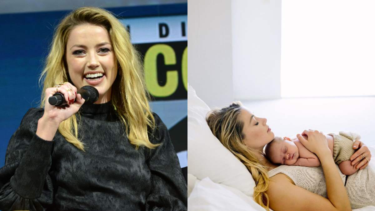 Aquaman' actress Amber Heard secretly welcomes daughter 'Oonagh Paige Heard'  via surrogacy; ...