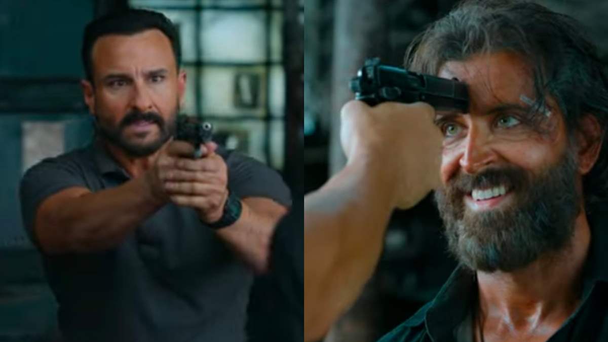 Vikram Vedha teaser: Hrithik Roshan and Saif Ali Khan starrer is a roar  aloud | India Forums