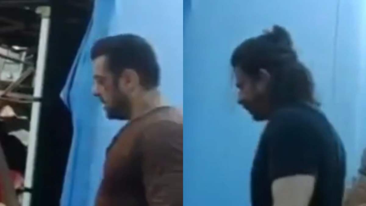 Salman Khan Most Xxx Video - Salman Khan and Shah Rukh Khan's viral video from 'Tiger 3' sets leaves  fans thrilled!