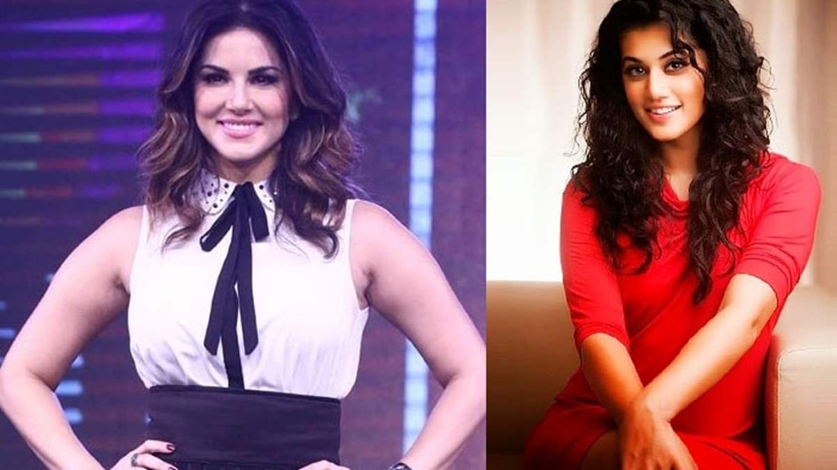 Sunny Leone Taapsee Pannu Promote Breast Cancer Awareness India Forums 