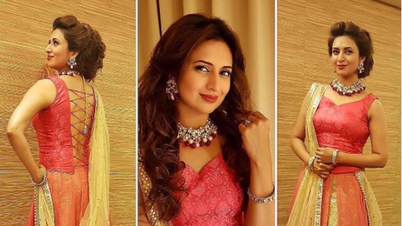 Attractive! Fans amused by Divyanka Tripathi's pocket-stitched floral red  lehenga