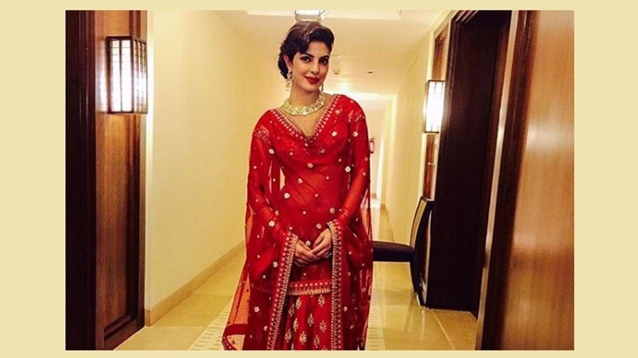 Who Is Priyanka Chopra Jonas's Stylist in India? Meet Ami Patel | Latest  bridal lehenga, Red wedding lehenga, Indian bridal wear