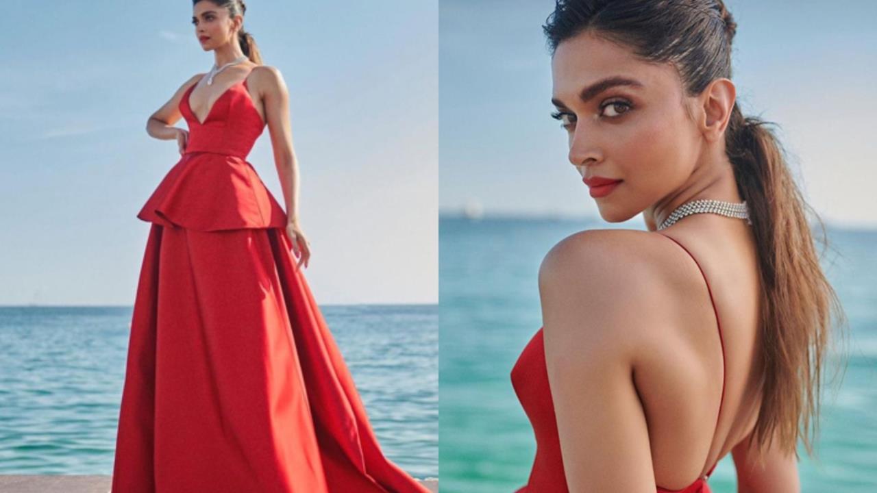 Cannes 2022 Deepika Padukone in a scarlet gown is as elegant and