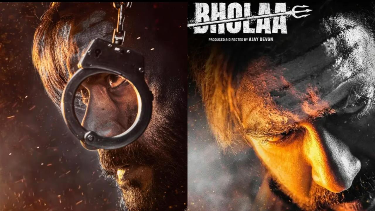 Bholaa Ajay Devgn Drops The First Look Motion Poster His Intense And