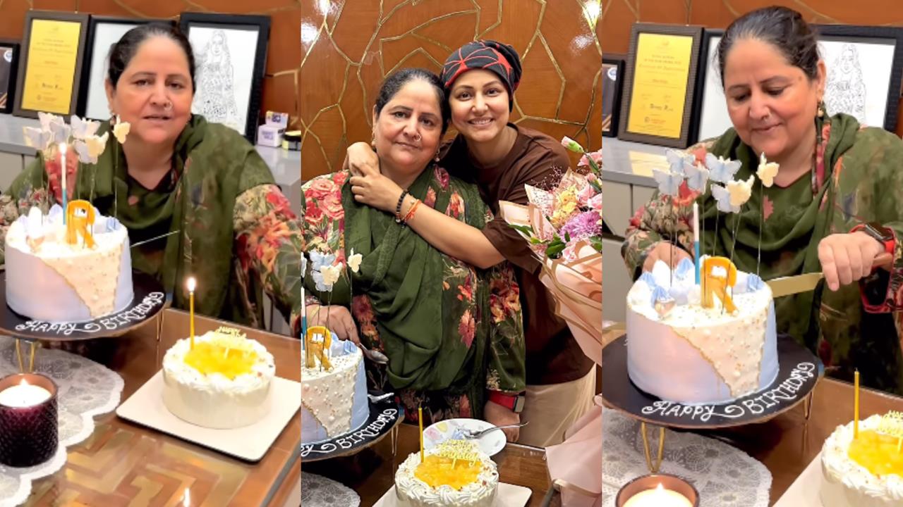 Hina Khan celebrating her mother’s birthday while undergoing cancer treatment is a lesson for life…