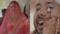 Shivaleeka Oberoi's filmy bridal entry video left her husband Abhisek Pathak in tears