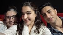 Sara Ali Khan enjoys a fun-filled movie date with mom Amrita Singh and brother Ibrahim Khan