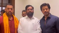 Tiger v/s Pathaan vibe: Shah Rukh Khan & Salman Khan share a rare image together at CM Eknath Shinde's home