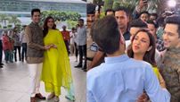 Newlywed Parineeti and Raghav reach Delhi; receive a warm welcome by the bride's brothers