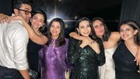 Ranbir-Alia joined by Kareena, Karisma & Navya captured in a memorable moment from SRK's 58th birthday bash