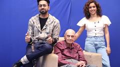 Ayushmann & Sanya Malhotra meet renowned sexpert Dr. Mahendra Wats