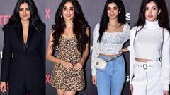 The Kapoor Sisters Rhea, Janhvi, Khushi, Shanaya SIZZLE at an event