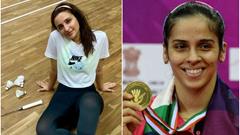 Parineeti binging on Saina Nehwal's badminton videos