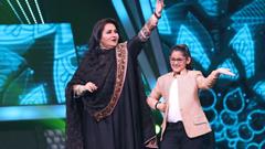 Reena Roy to shake a leg with Sayisha Gupta on the song 'Disco Station’ on the sets of Superstar Singer 2