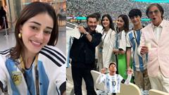 Ananya Panday, Shanaya and their families celebrate Argentina's big win at FIFA World Cup - Pics