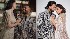 Fashion Face-off Friday: Ranveer-Deepika and Hardik-Natasa in white-accented royal mijwan fits