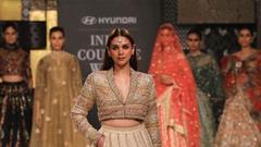 Aditi Rao Hydari shines in Ritu Kumar's fit at India Couture Week; keeps it regal and poised