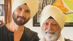 In turbans and togetherness: Shahid Kapoor and his father Pankaj kapur share a candid moment