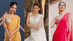 From Kriti to Ananya - 6 Actresses and their heart-stealing ruffle saree looks