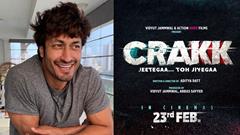Vidyut Jammwal's second film as a producer, 'Crakk' confirms release date Thumbnail