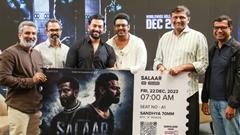  SS Rajamouli grabs the inaugural ticket for Prabhas starrer 'Salaar: Ceasefire Part 1' Thumbnail