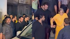 Salman Khan's endearing gesture in spotlight: Assists mom Salma Khan to the car post Sohail Khan's birthday  Thumbnail