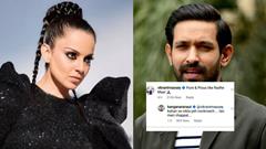 When Kangana called Vikrant 'cockroach'; netizens revisit her comment after she praises Vikrant for 12th Fail Thumbnail