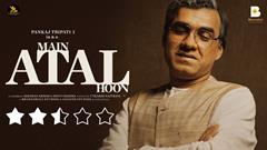 'Review': 'Main Atal Hoon' is a 'text-bookish' tribute to Vajpayee's life backed by Tripathi's compelling act