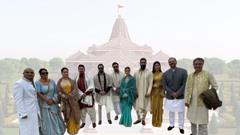 Bollywood A-listers unite for historic Ram Mandir Pran Pratishtha ceremony in Ayodhya