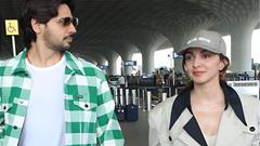 Sidharth Malhotra-Kiara Advani's airport rendezvous: Blending style and elegance as they walk hand in hand