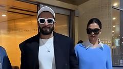 Deepika Padukone and Ranveer Singh's airport rendezvous: Hand-in-hand in their chic looks  Thumbnail
