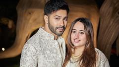 Varun Dhawan shares adorable twinning moments with pregnant wife Natasha Dalal from the pre-wedding bash Thumbnail