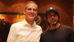 US Ambassador Eric Garcetti's meeting with Shah Rukh Khan:  Everybody in my office went nuts