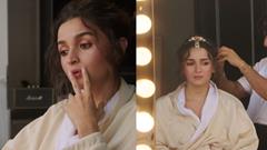 Alia Bhatt shares her first saree experience in Vogues BTS video as she preps for the Met Gala - WATCH Thumbnail