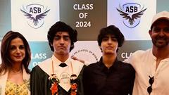 Hrithik Roshan and Sussanne reunite to celebrate son Hrehaan’s graduation Thumbnail