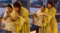 Ankita Lokhande, mother-in-law Ranjana Jain visit Jain Temple in Bilaspur; netizens react on 'religious reel' Thumbnail