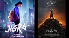 Kanguva Vs Jigra Vs Deva: Suriya's magnum opus reveals release date, to clash with Alia Bhatt thriller Thumbnail