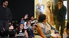 Amitabh Bachchan watches 'Kalki 2898 AD'  on big screen with Abhishek; pens down the experience in his blog Thumbnail