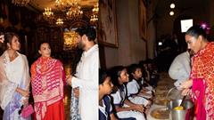 Kim Kardashian and Khloe served kids at ISKCON Temple amid Anant Ambani's wedding festivities - PICS Thumbnail