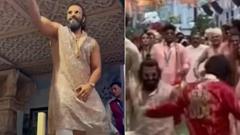 Ranveer Singh and Veer Pahariya steal the show at Anant Ambani’s baraat with hilarious dance Thumbnail