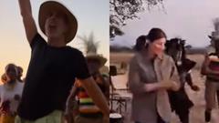 Akshay Kumar, Twinkle Khanna dance their hearts out with a local group during their vacation in Africa Thumbnail